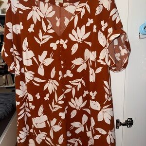 Floral midi dress